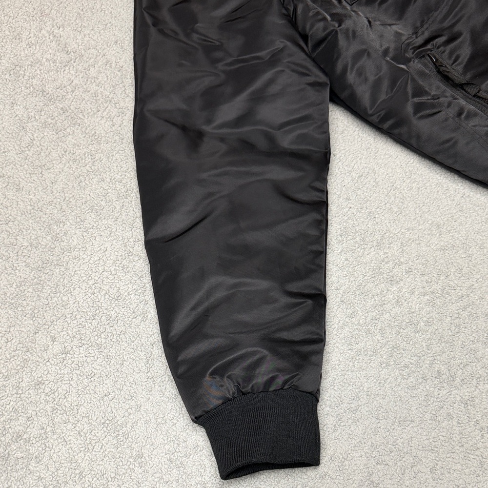 Black Bomber Jacket - Picture 2 of 9